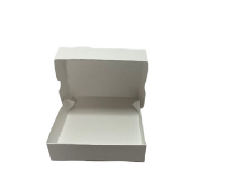 Caja Rebanada de Pastel Blanca 11.5x14x3.5 Cms C/52