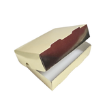 Caja Rebanada de Pastel Dorada 11.5x14x3.5 Cms C/30
