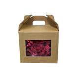 Cajas Tipo Lonchera Kraft Mini Con Ventana 11x10x10 cms