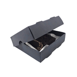 Caja Rebanada de Pastel Negra 11.5x14x3.5 Cms C/52