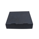 Caja Rebanada de Pastel Negra 11.5x14x3.5 Cms C/52