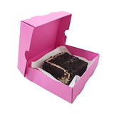 Caja Rebanada de Pastel Colores 11.5x14x3.5 Cms C/52