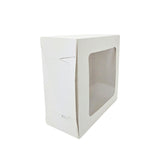 Caja Regalo Blanca Con Ventana 16x16x7 Cms