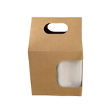 Caja Para Taza, Vela, Mason Jar Con Ventana Sin Acetato Con Asa