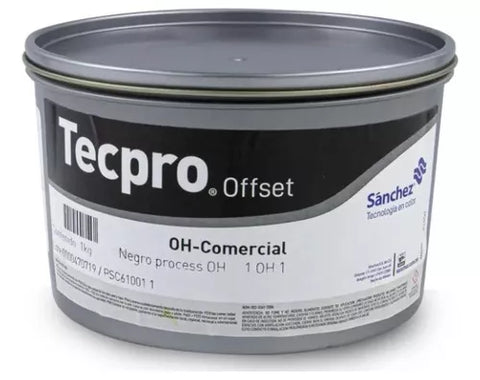 Tinta Offset Negro Process Selección 1-oh-1 Sánchez 1 Kilo