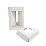 Caja Doble Ventana Blanca 8x7x12 cm