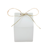Caja Dulcera Mini Blanca con Yute