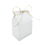 Caja Dulcera Mini Blanca con Yute
