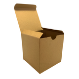 Caja Mini Para Regalo Kraft 10x10x10 Cms C/5