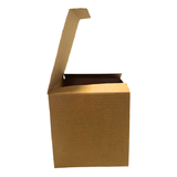 Caja Mini Para Regalo Kraft 10x10x10 Cms C/5