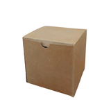 Caja Mini Para Regalo Kraft 10x10x10 Cms C/5