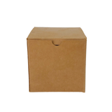 Caja Mini Para Regalo Kraft 10x10x10 Cms C/5