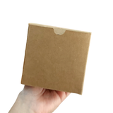 Caja Mini Para Regalo Kraft 10x10x10 Cms C/5