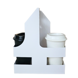 Portavasos Blanco Dos Cavidades