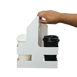 Portavasos Blanco Dos Cavidades