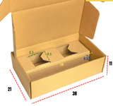 Caja de Cartón Especial con Inserto para Botella de Vino 38X21X11