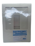 Caja Chica Para Pastel Blanca Con Ventana 22x22x9.6 Cms C/2